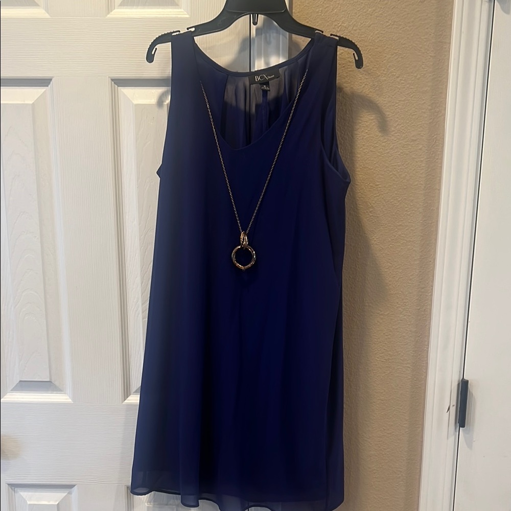 Lux Blue Sheath Mini Dress for Cocktail Nights